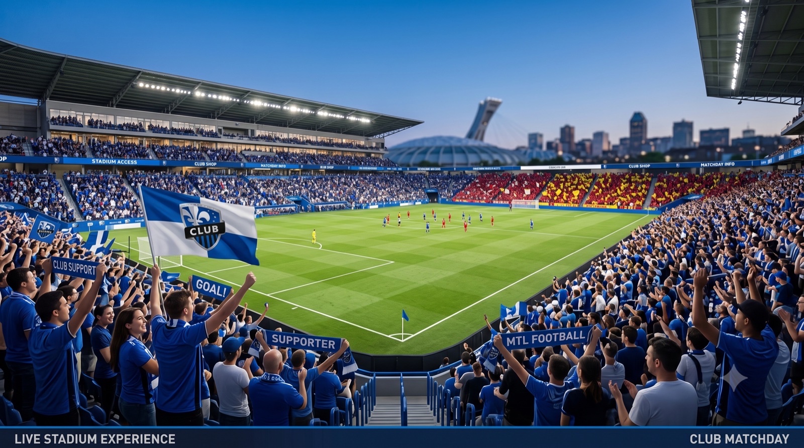 Assister à un match du CF Montréal au Stade Saputo