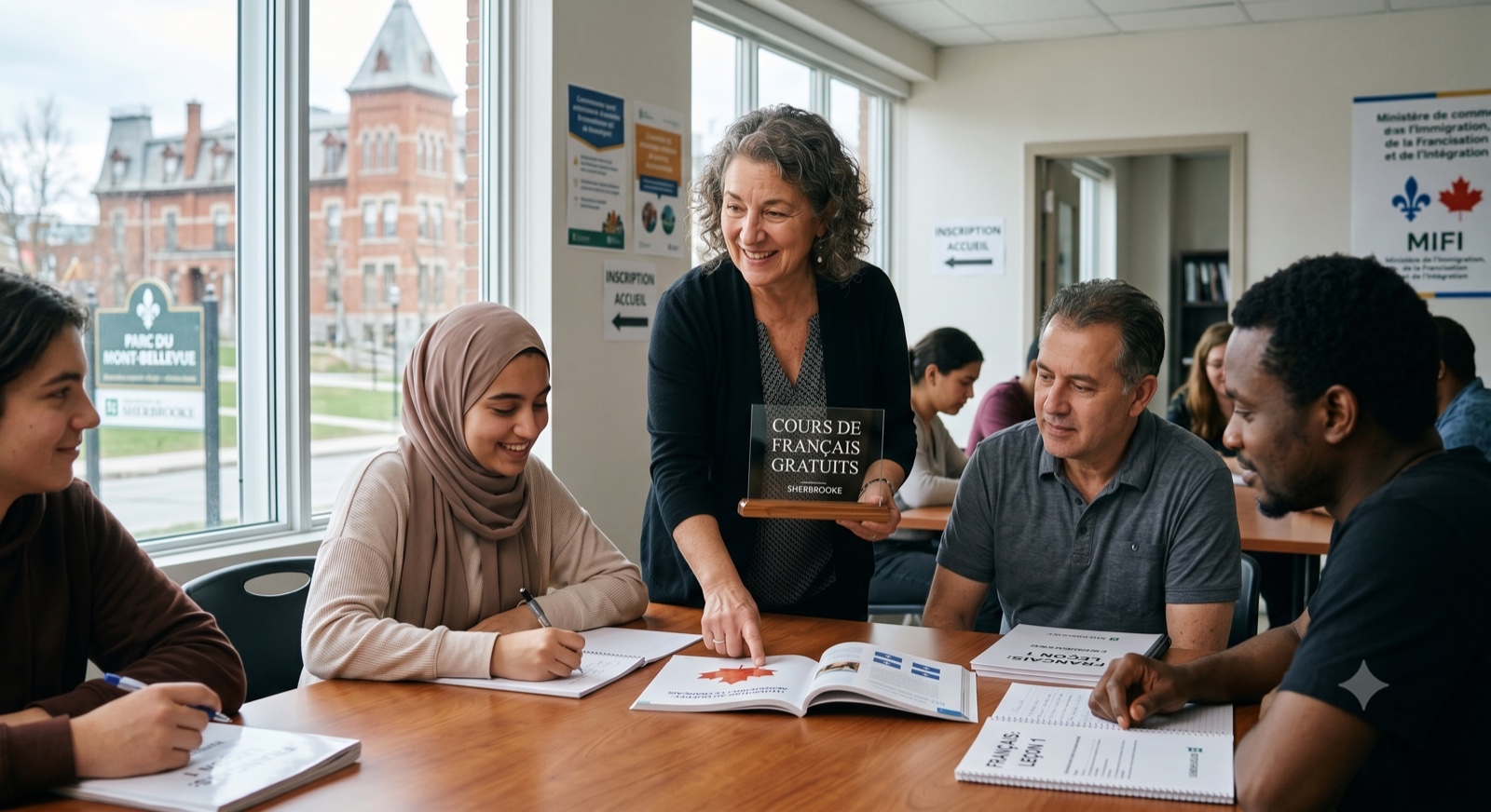 Cours de français gratuits à Sherbrooke