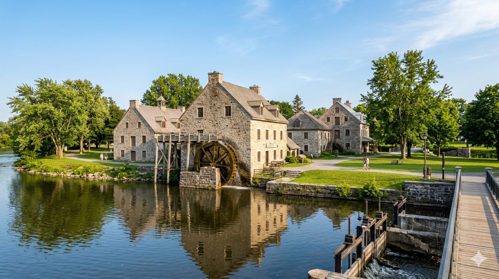 Île-des-Moulins, parcs et loisirs à Terrebonne