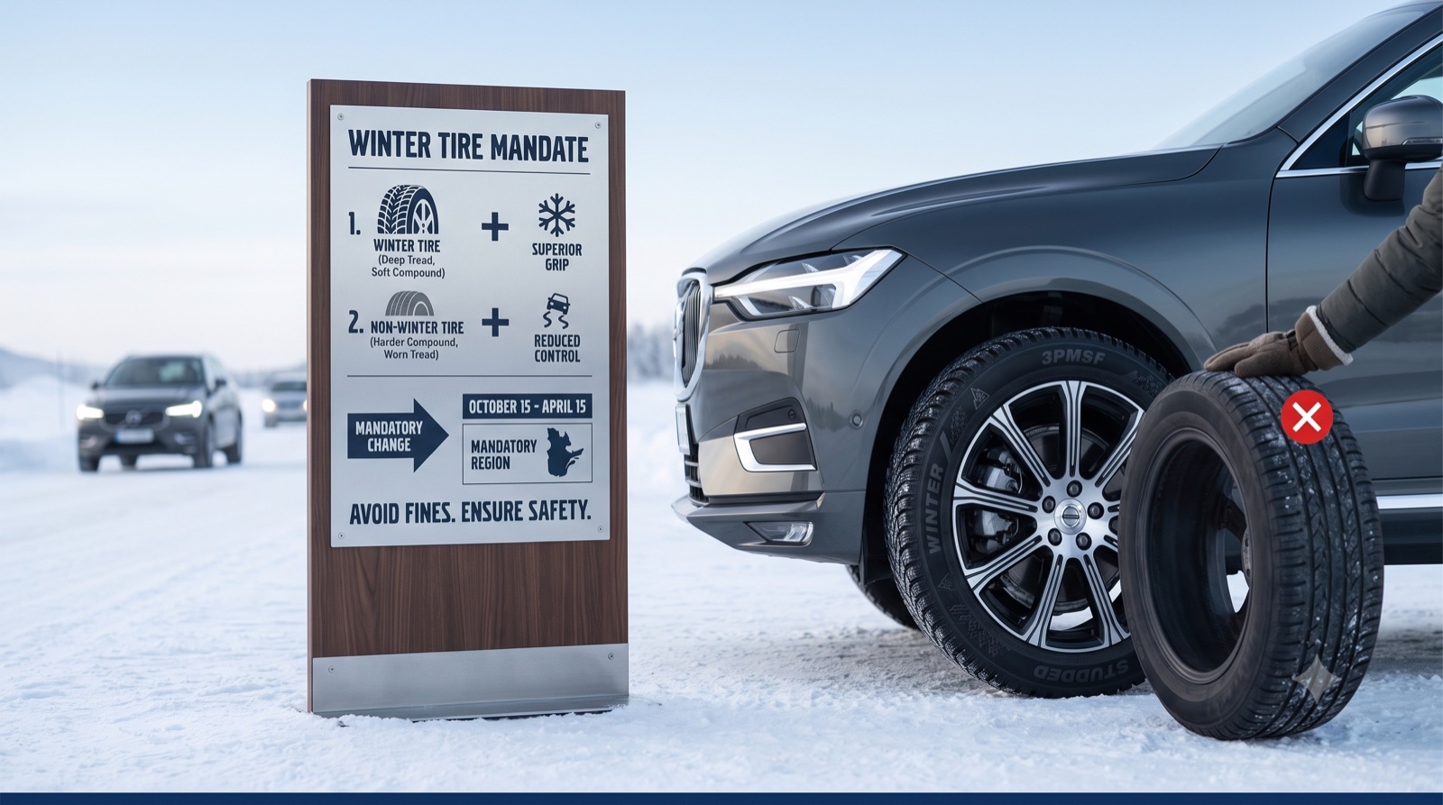 Mandatory winter tires: what to know before December 1