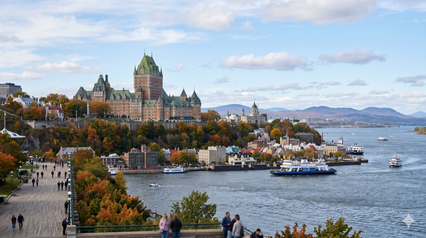 魁北克城(Québec)观景台:冬季周日免费