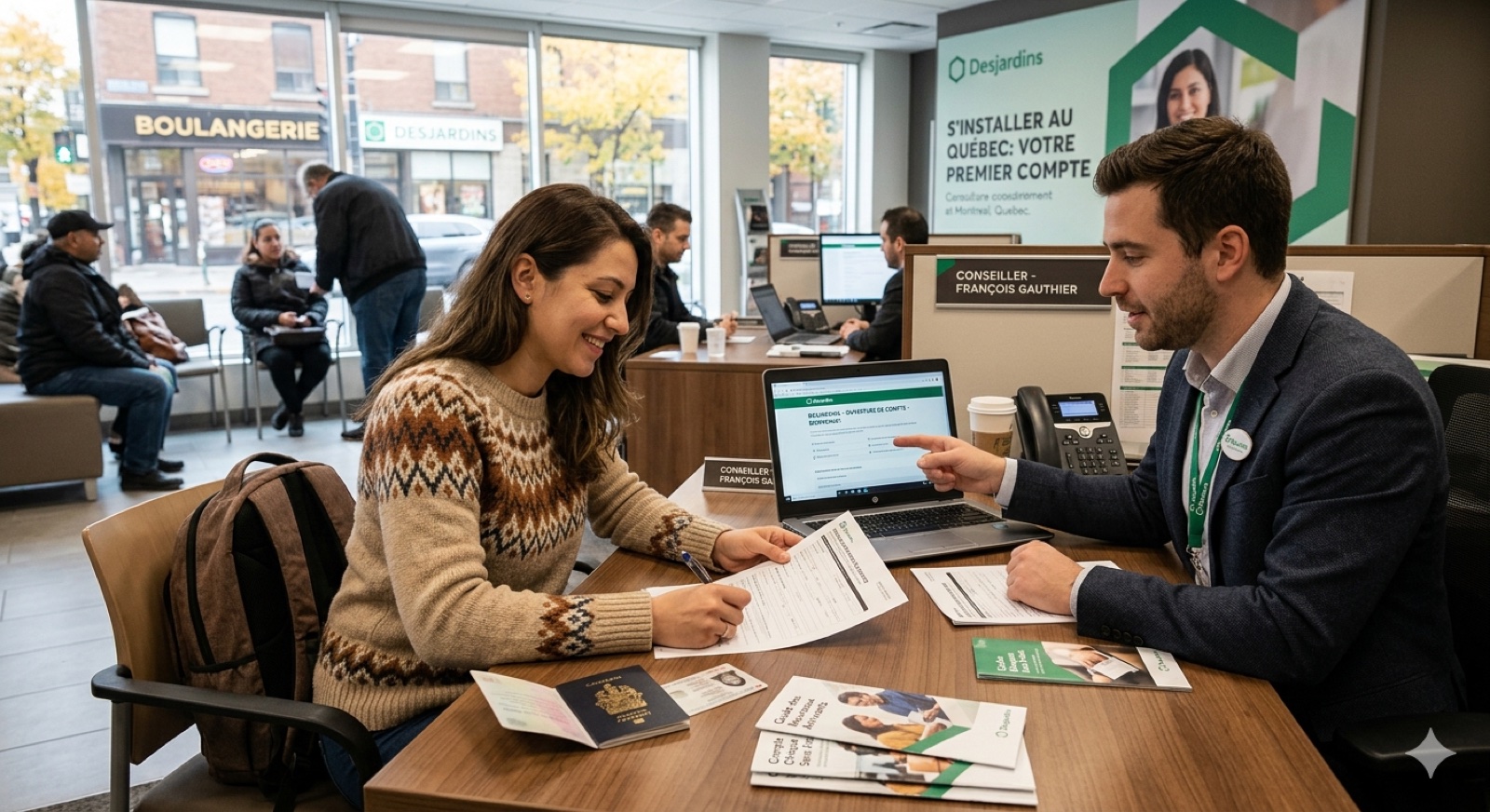 Ouvrir un compte bancaire au Québec