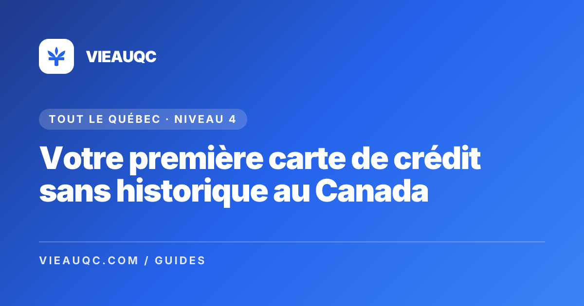 Carte de crédit et documents pour un nouvel arrivant au Canada